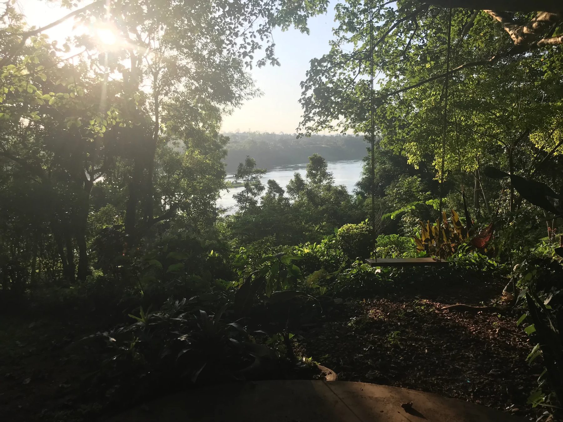 Sunrise over the Nile at Jinja Jungle