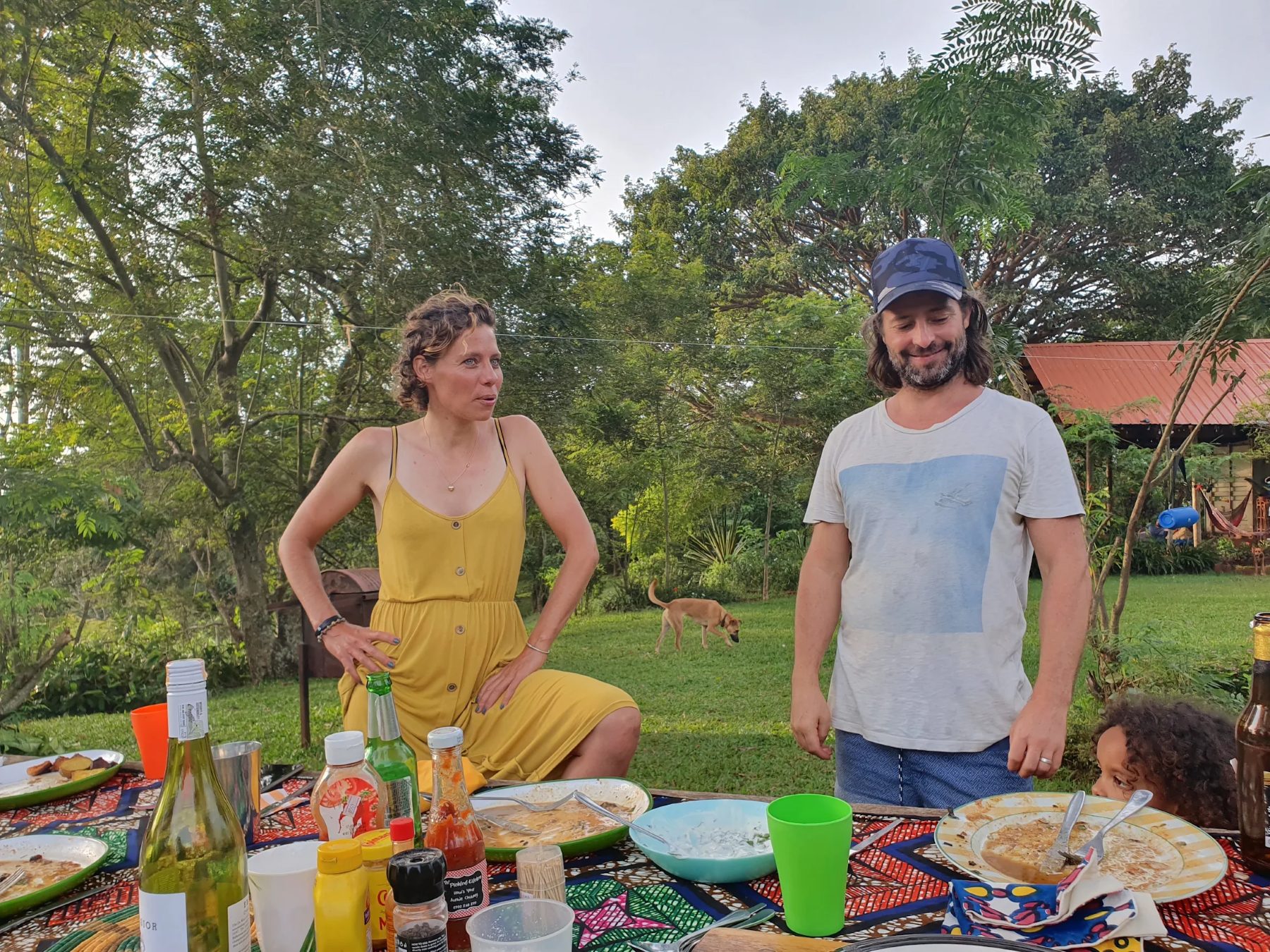 Family dinner at Jinja Jungle